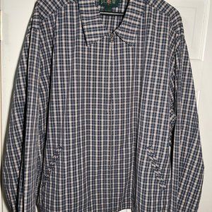 J. Crew Plaid Zip Jacket XXL